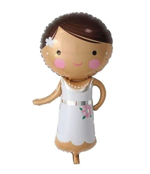 Globo forma novia 101 cm