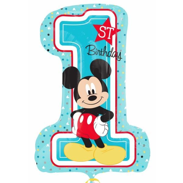 Globo número 1 Mickey 67 cm