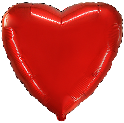 Globo mylar 90 cm forma corazón