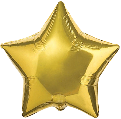 Globo estrella 45 cm