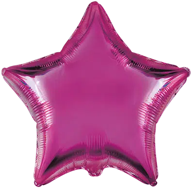 Globo mylar 90 cm forma estrella