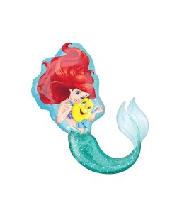 Globo forma princesa Ariel 86 cm