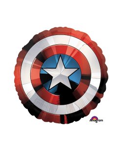 Globo forma escudo Capitán América