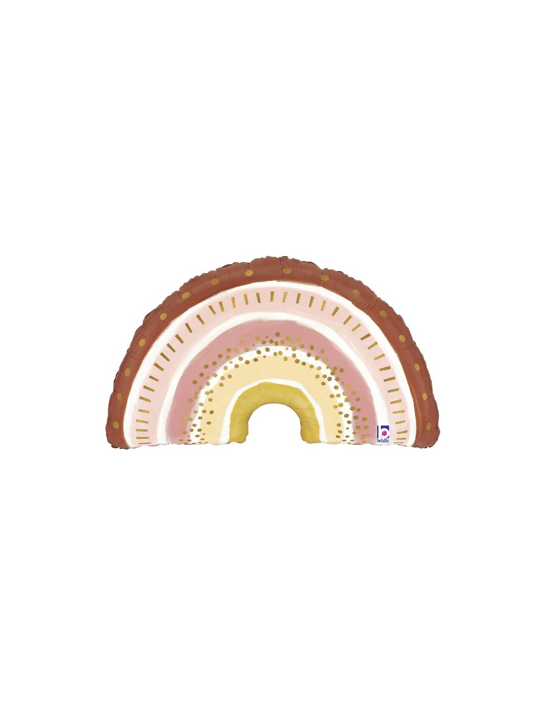Globo forma arco iris boho 91 cm