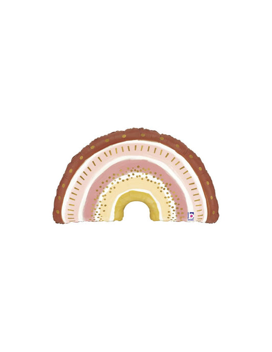 Globo forma arco iris boho 91 cm