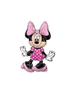 Globo mini andador Minnie sentada 48 cm