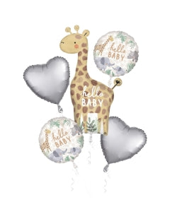 RAMO GLOBOS HELLO BABY JIRAFA