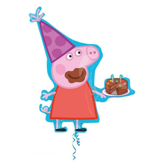 Globo forma Peppa Pig tarta 83 cm