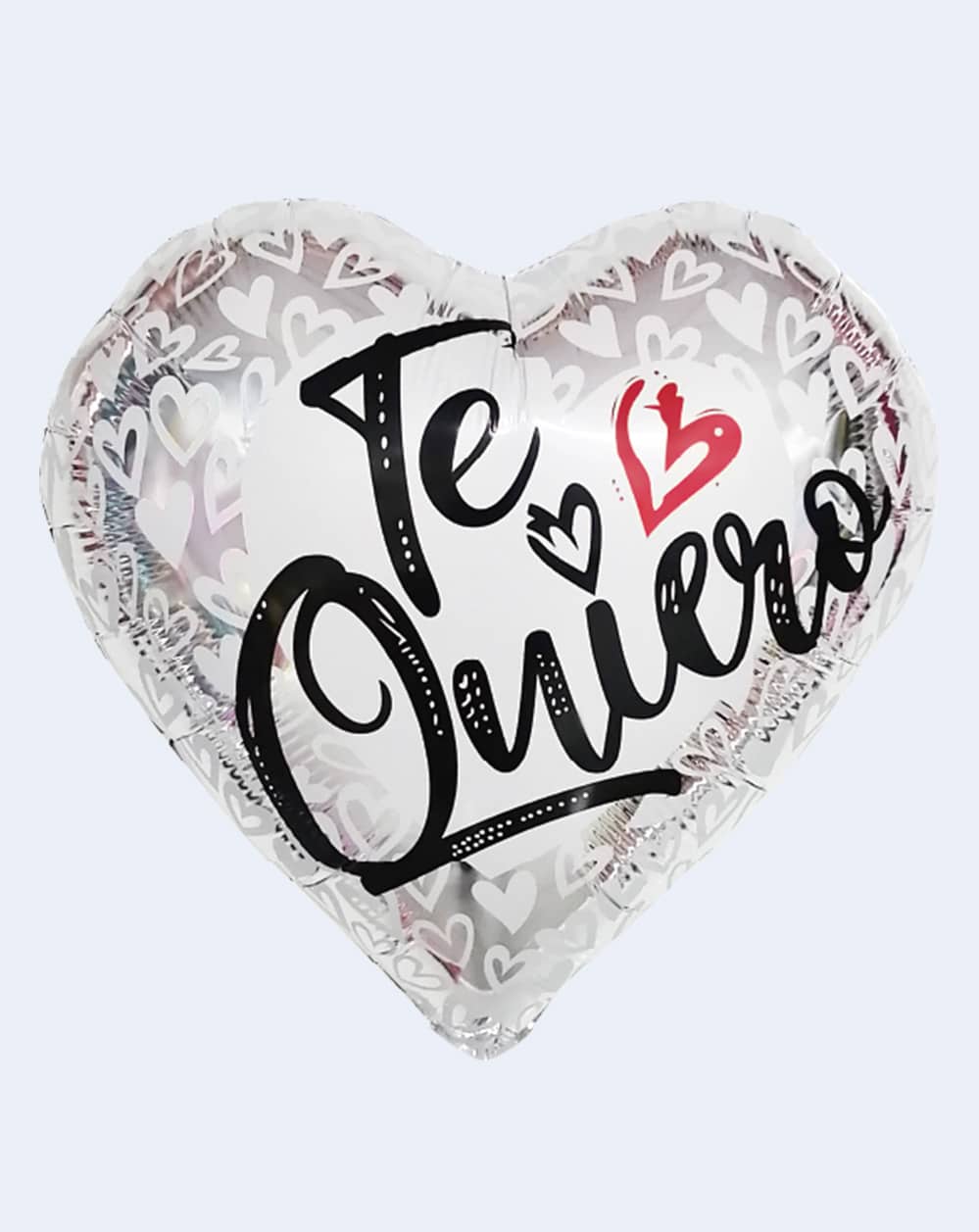 Globo mylar corazón "Te quiero" blanco 45 cm