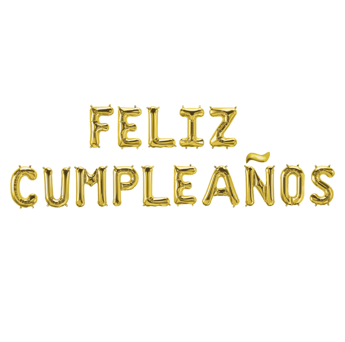 Guirnalda globos feliz cumpleaños