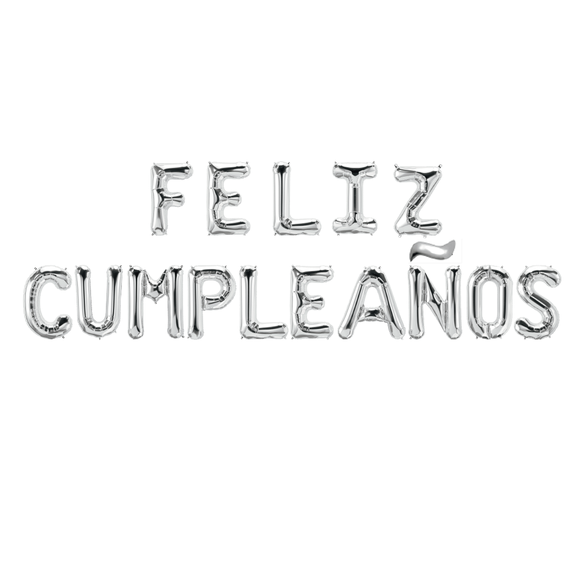 Guirnalda globos feliz cumpleaños