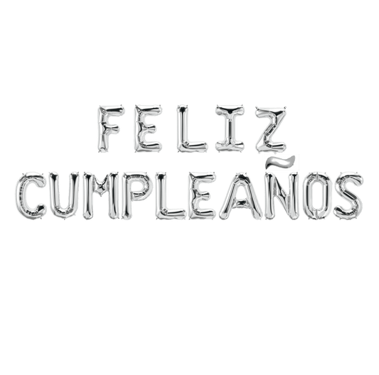 Guirnalda globos feliz cumpleaños