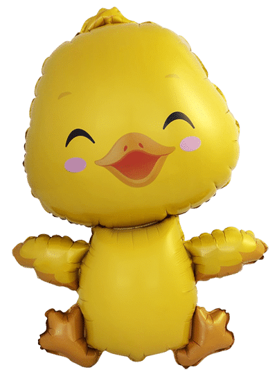 Globo forma pollito 82 cm