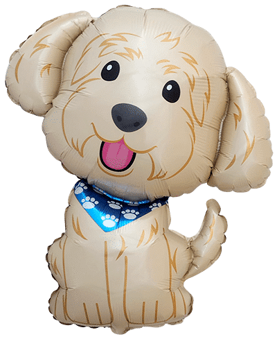 Globo perro pañuelo 72 cm