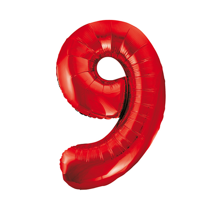 Globo Número de 86 cm Rojo