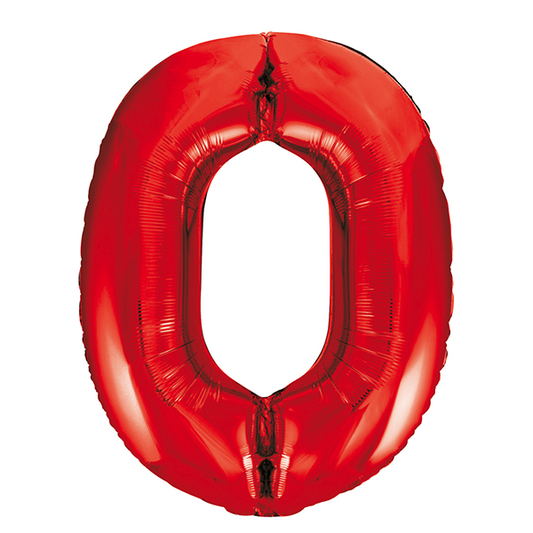 Globo Número de 86 cm Rojo