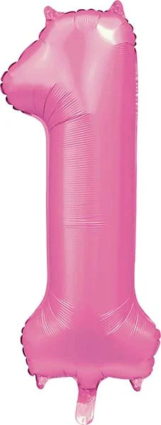 Globo Número de 86 cm Rosa
