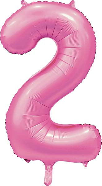 Globo Número de 86 cm Rosa