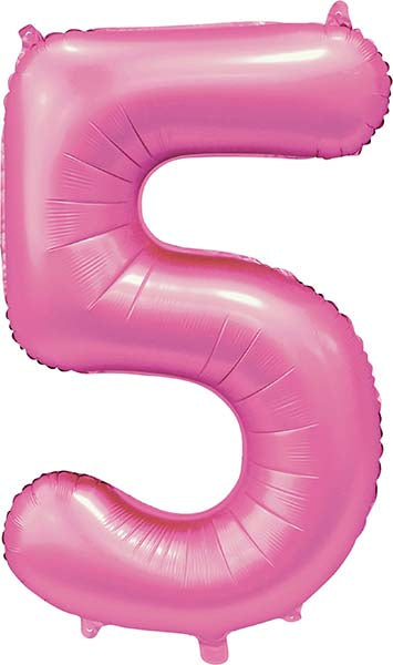 Globo Número de 86 cm Rosa
