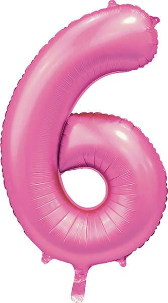 Globo Número de 86 cm Rosa