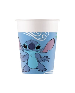 8 vasos 200 ml Stitch