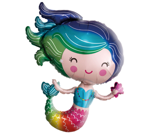 Globo forma sirena 76 cm