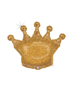 Globo corona glitter 76 cm