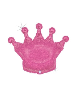 Globo corona glitter 76 cm