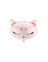GLOBO FORMA CABEZA GATO ROSA 48CM