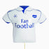 GLOBO FORMA CAMISETA FUTBOL BLANCA 68CM