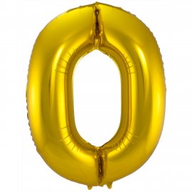 Globo Número de 86 cm Oro