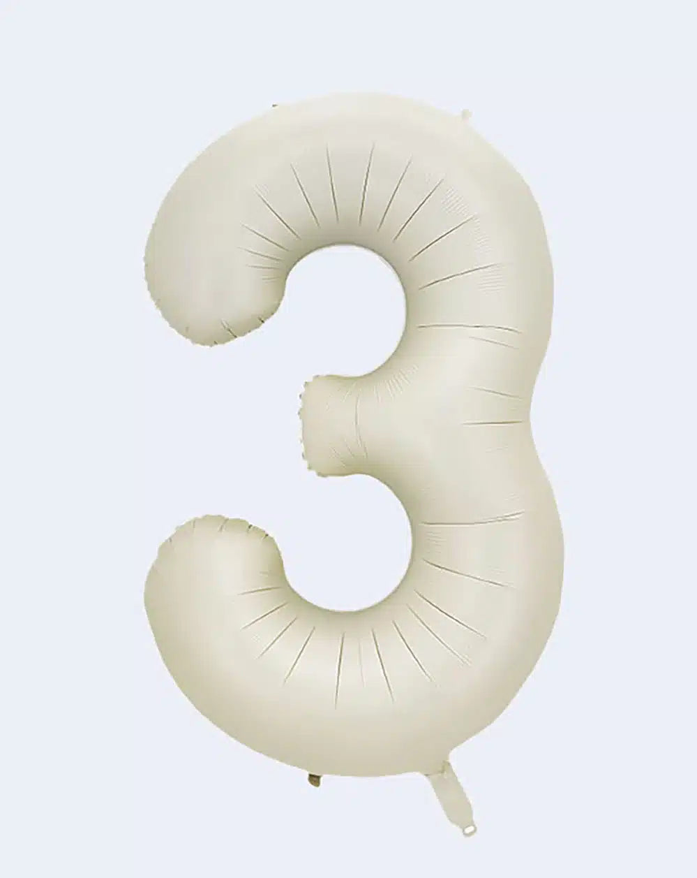 Globo Número de 86 cm Crema