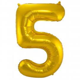 Globo Número de 86 cm Oro
