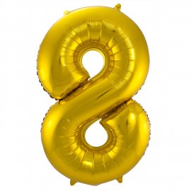 Globo Número de 86 cm Oro