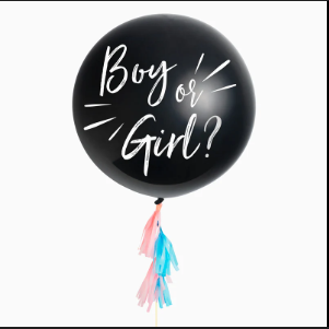 Globo látex "Boy or girl" 90 cm