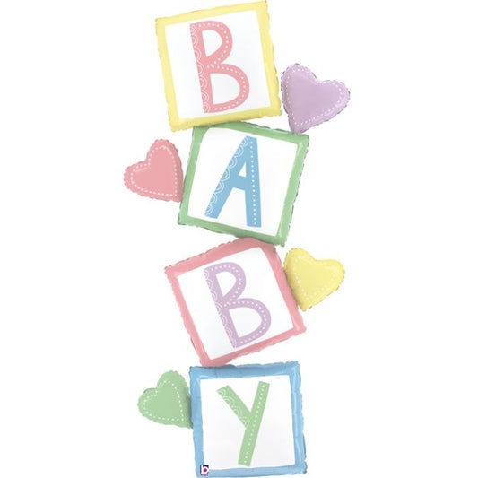 Globo formas cubos baby 160 cm