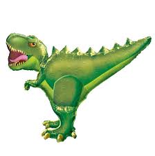 Globo forma dinosaurio T- rex 91 cm