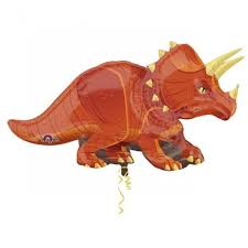 Globo forma dinosaurio triceratops 109 cm