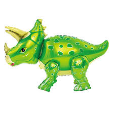 Globo mini andador dinosaurio triceratops 90 cm