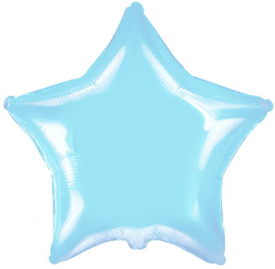 Globo mylar 75cm forma estrella