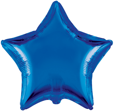 Globo mylar 75cm forma estrella