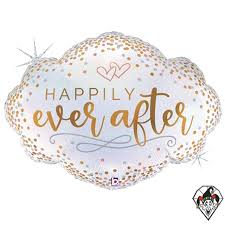 Globo formas "Happily ever after" 91 cm