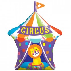 Globo forma carpa de circo 91 cm