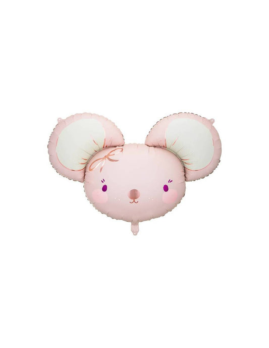 Globo ratón rosa 75 cm