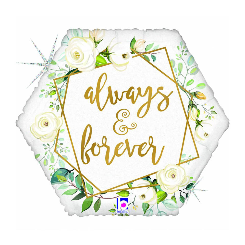Globo mylar "Always and forever" 45 cm