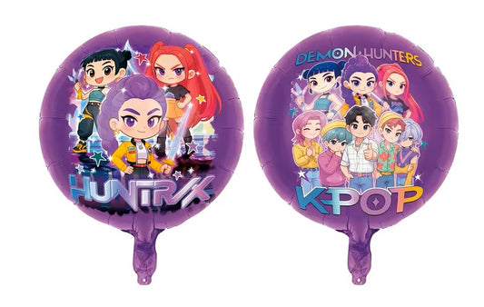 Globo mylar K-Pop Demon Hunters