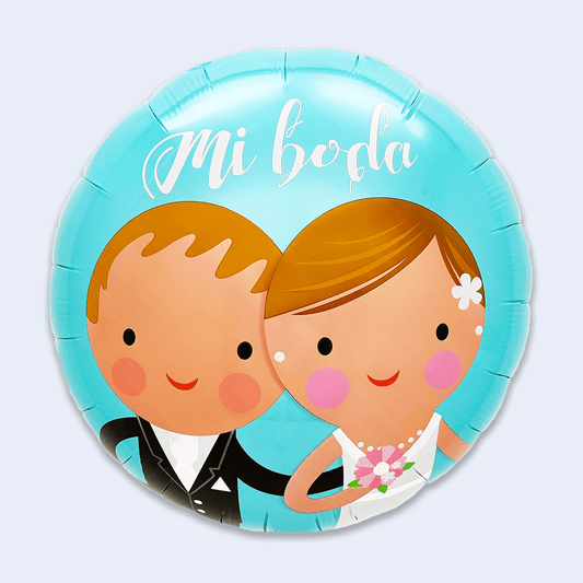 Globo mylar "Mi boda" 45 cm
