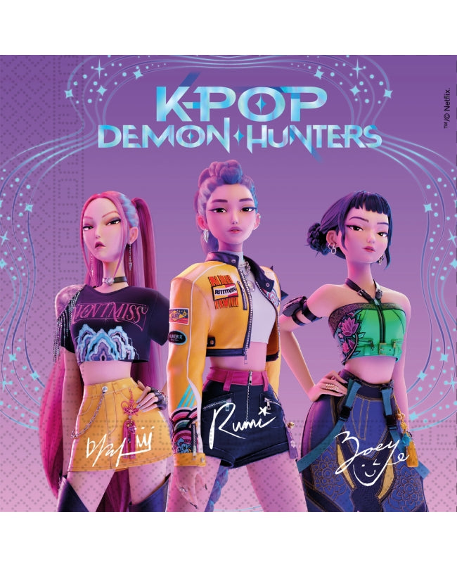 20 servilletas K-Pop Demon hunters 33x33
