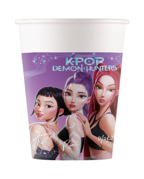 8 vasos K-Pop Demon hunters 200 ml